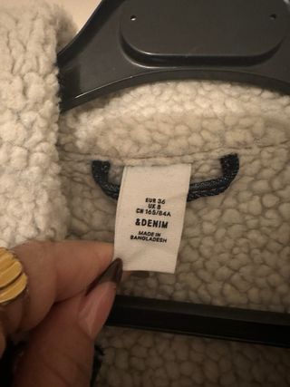 Chaqueta vaquera forrada de borreguito