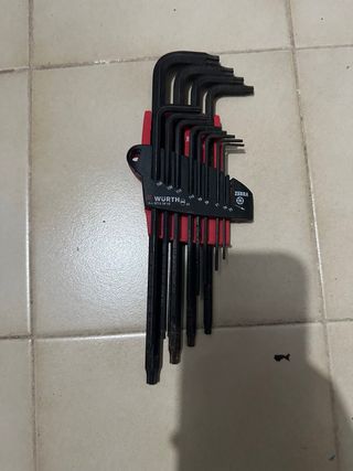 Juego Llaves Torx Würth Zebra