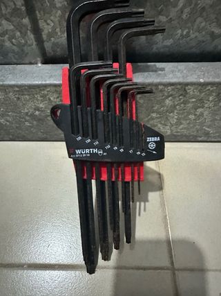 Juego Llaves Torx Würth Zebra