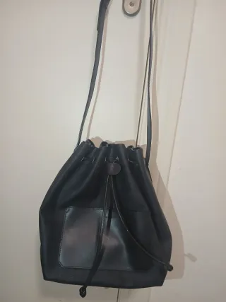 Bolso Burberry Negro Tipo Saco