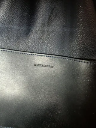 Bolso Burberry Negro Tipo Saco
