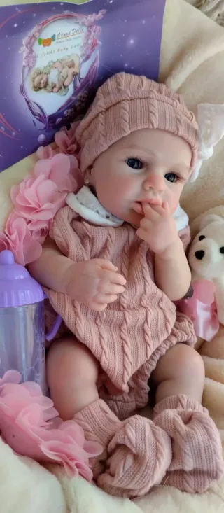 Bebé Reborn Silicona 33-34 cm
