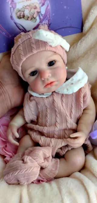 Bebé Reborn Silicona 33-34 cm