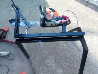 caballete para motosierra