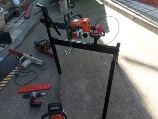 caballete para motosierra