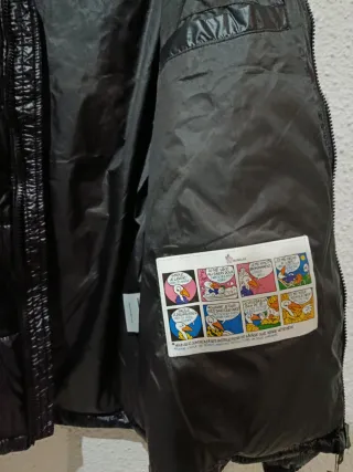 Chaqueta Moncler Negra Brillante