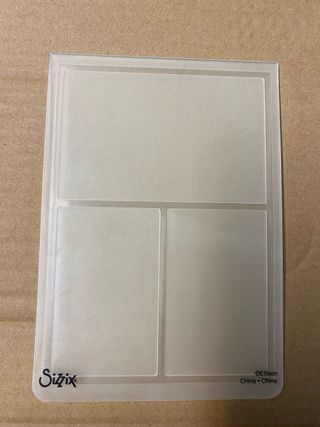 Sizzix Ellison Embossing Plate