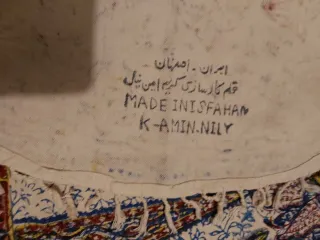 Copritavola rotondo artigianale Persiano