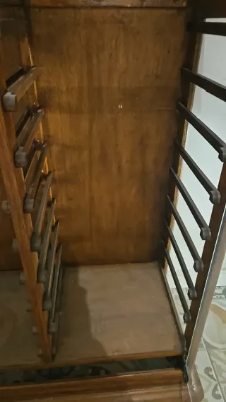 Vitrina Vintage Madera y Cristal