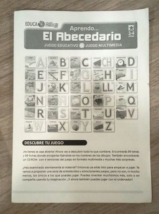Juego "El Abecedario" + CD