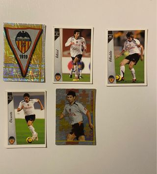 Cromos Valencia CF Albiol, Albelda, Vicente, Ayala