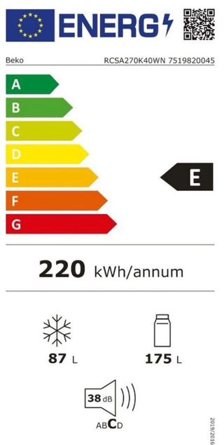 Nevera BEKO RDSA240K40WN – Dos puertas