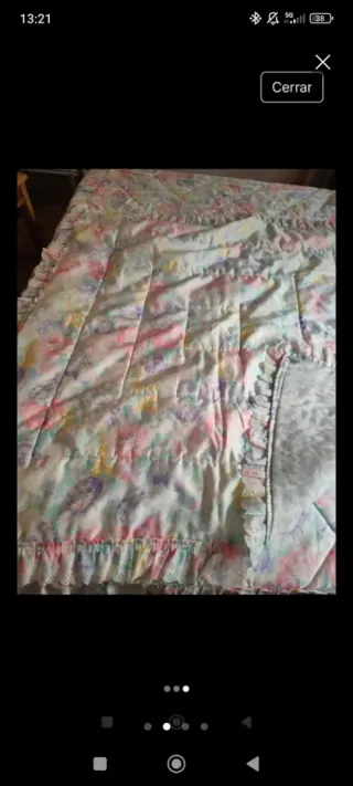 Edredón cama 1.35 multicolor