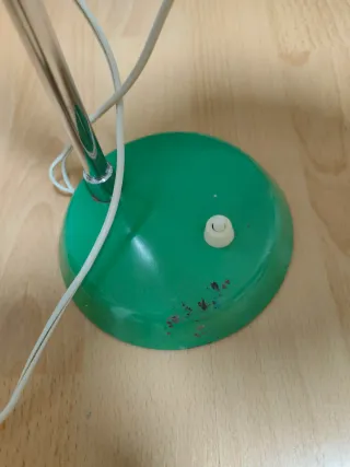 Lámpara Flexo Vintage Verde Metal