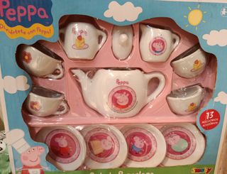 Juego de té Peppa Pig porcelana