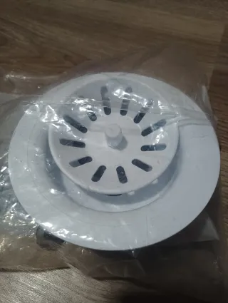 Válvula de desagüe Fregadero Cocina Blanca