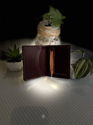 Cartera de piel personalizada