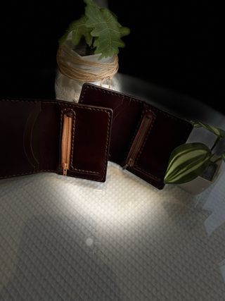 Cartera de piel personalizada