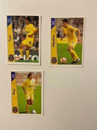 Cromos Fútbol Villarreal CF