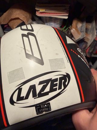 Casco de moto Lazer negro