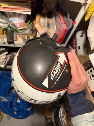 Casco de moto Lazer negro