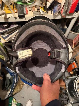 Casco de moto Lazer negro