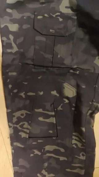 Pantalones Militares Multicam Negro