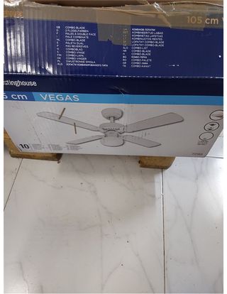 Westinghouse Lighting Vegas Ventilador de Techo, M