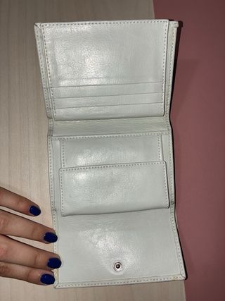 Portafoglio Zippo Beige/Bianco