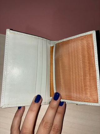 Portafoglio Zippo Beige/Bianco