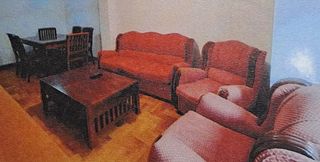 Sofá 3 plazas "vintage tela" recién tapizado.