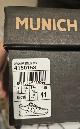 Zapatillas Munich Dash Premium 153 Azul/Gris