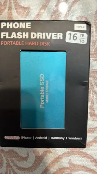 Disco Duro Externo SSD 16TB TYPE-C