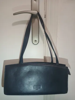 Bolso de piel Salvador Bachiller Negro