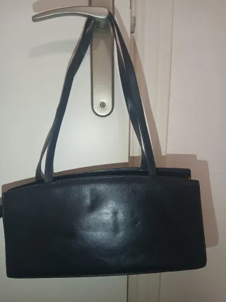 Bolso de piel Salvador Bachiller Negro