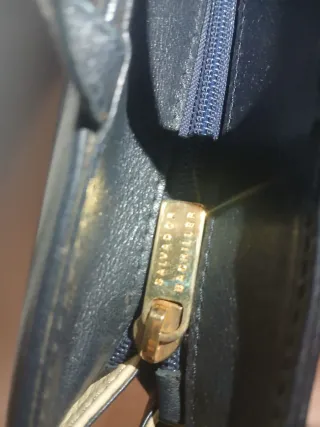 Bolso de piel Salvador Bachiller Negro