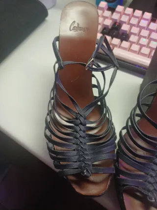 Sandalias Castañer Cuero Talla 37.5