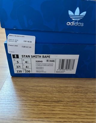 Adidas Stan Smith x Bape 30 aniversario