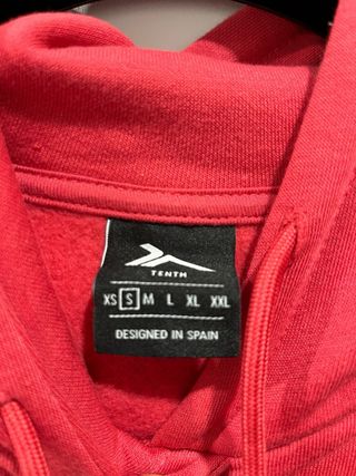 Sudadera TENTH Roja Talla S