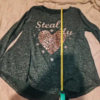 Camiseta manga larga con corazón