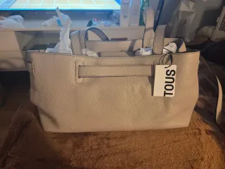 Bolso Tous Beige/Gris Piel
