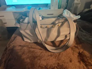 Bolso Tous Beige/Gris Piel