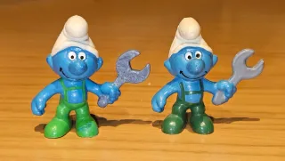 2 Pezzi Smurf Pejo/Schleich