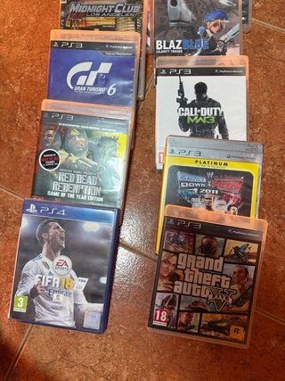 Lote Juegos PS3 y PS4