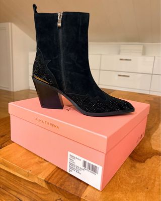 Botín Alma en Pena Negro Talla 38
