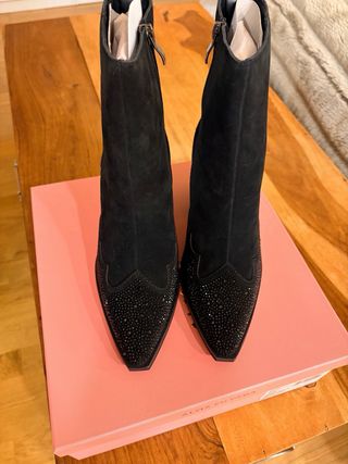 Botín Alma en Pena Negro Talla 38