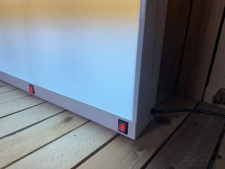 NEGATOSCOPIO 2 PANTALLAS ACERO BLANCO