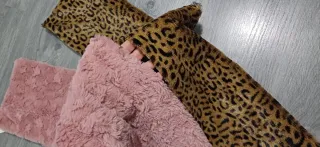 Pack 2 bufandas rosas y leopardo