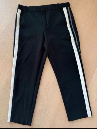 Pantalones Zara negros con raya lateral