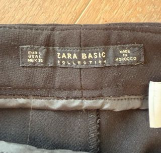 Pantalones Zara negros con raya lateral